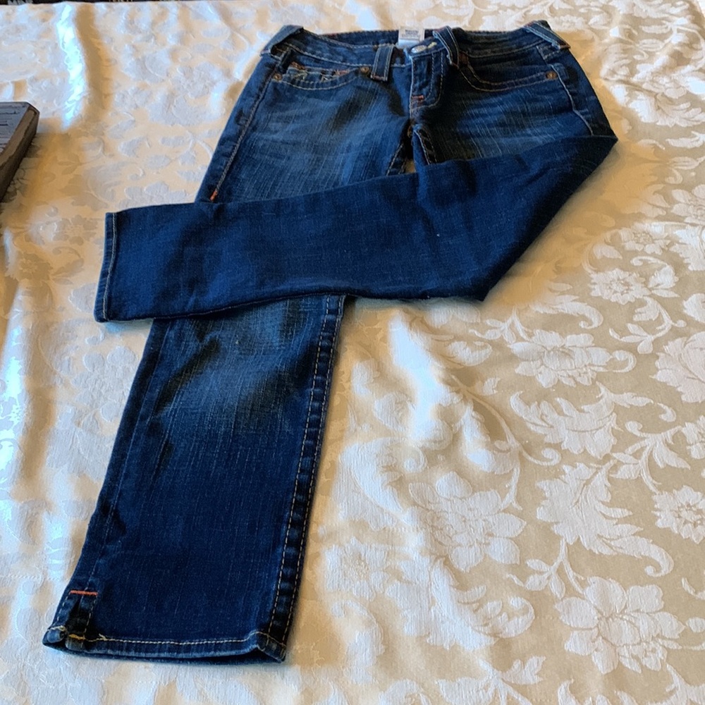 Hudson crop. Nice dark blue. Size 27